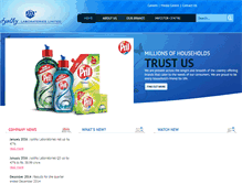 Tablet Screenshot of jyothylaboratories.com